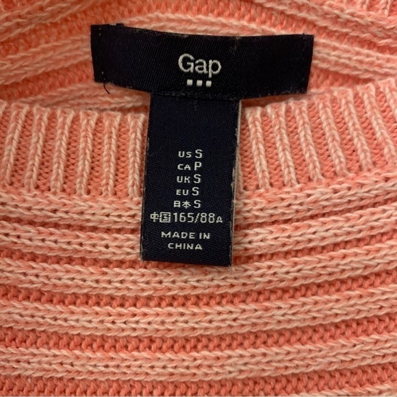 Gap Women’s Chunky Small S Pink Sweater Pullover Colorful Spring - Picture 3 of 3